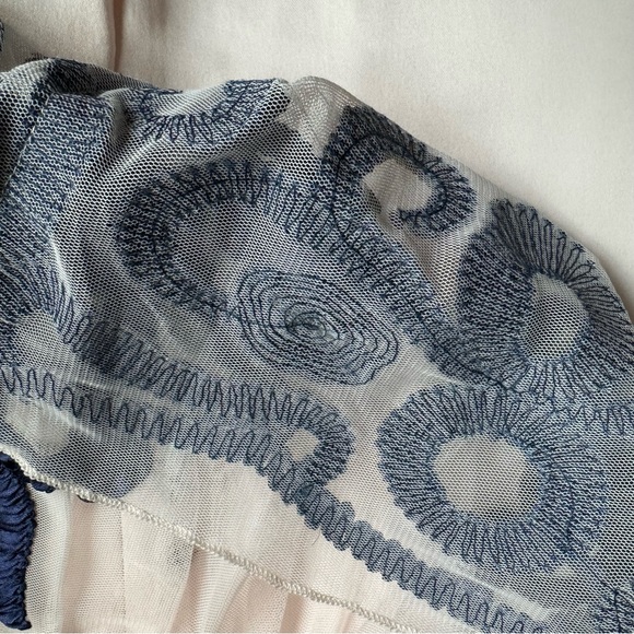 AMERICAN PRINCESS PINK/NAVY EASTER PARTY DRESS W/NAVY SWEATER SHRUG Sz 2T - Picture 7 of 13